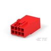 Te Connectivity Rectangular Power Connector, 8 Contact(S), Male, Crimp Terminal, Receptacle 176286-2